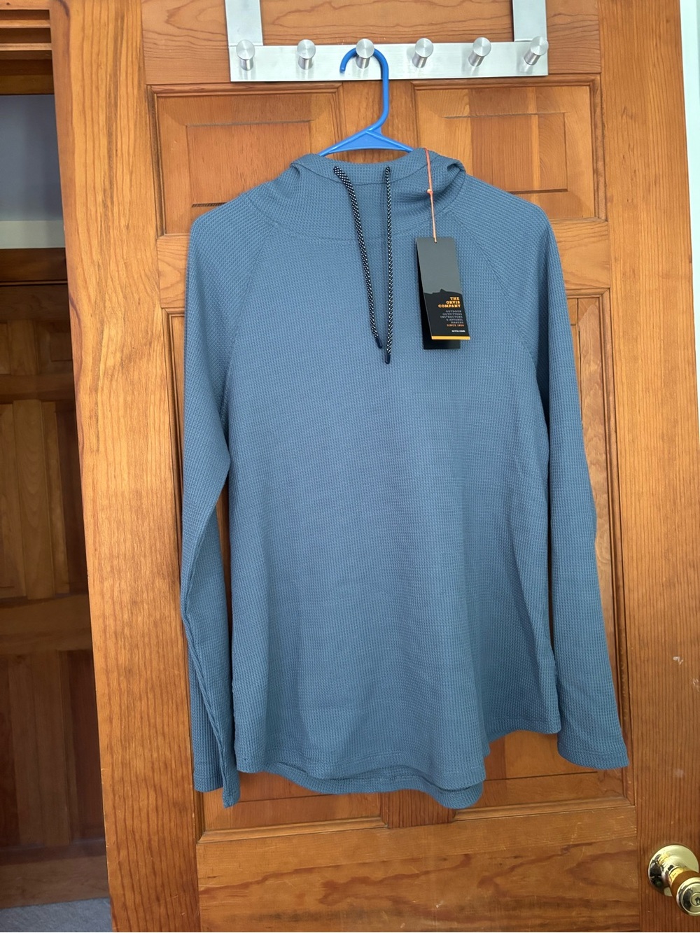 Orvis Women’s Waffle Weave Hooded Long Sleeve Top NWT